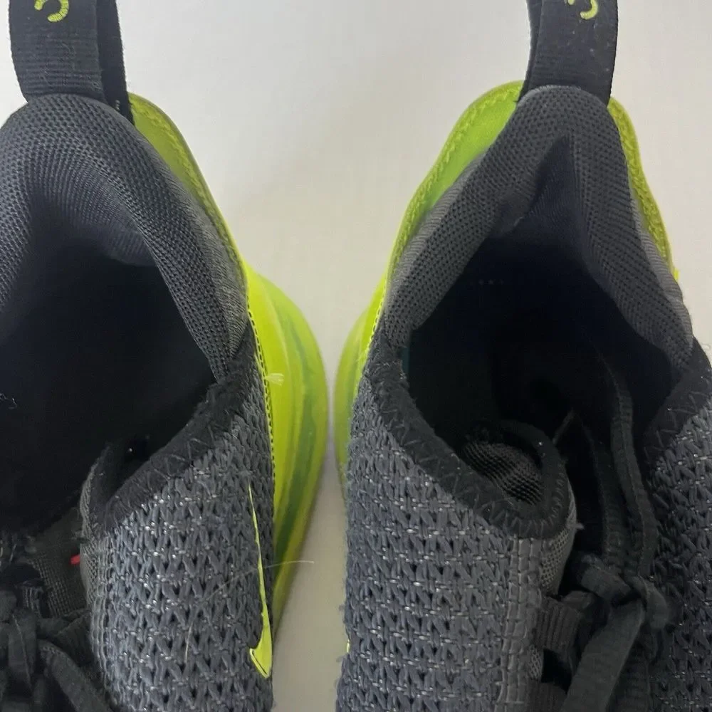 Nike Black and Neon Green 270C - Picture 6 of 8